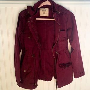 Maroon Utility Jacket